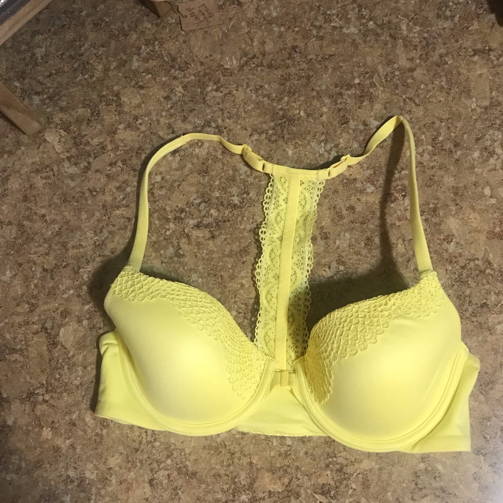 Victoria Secret Yellow racer back Demi